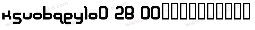 ksuobqeylo0 28 00字体下载字体转换